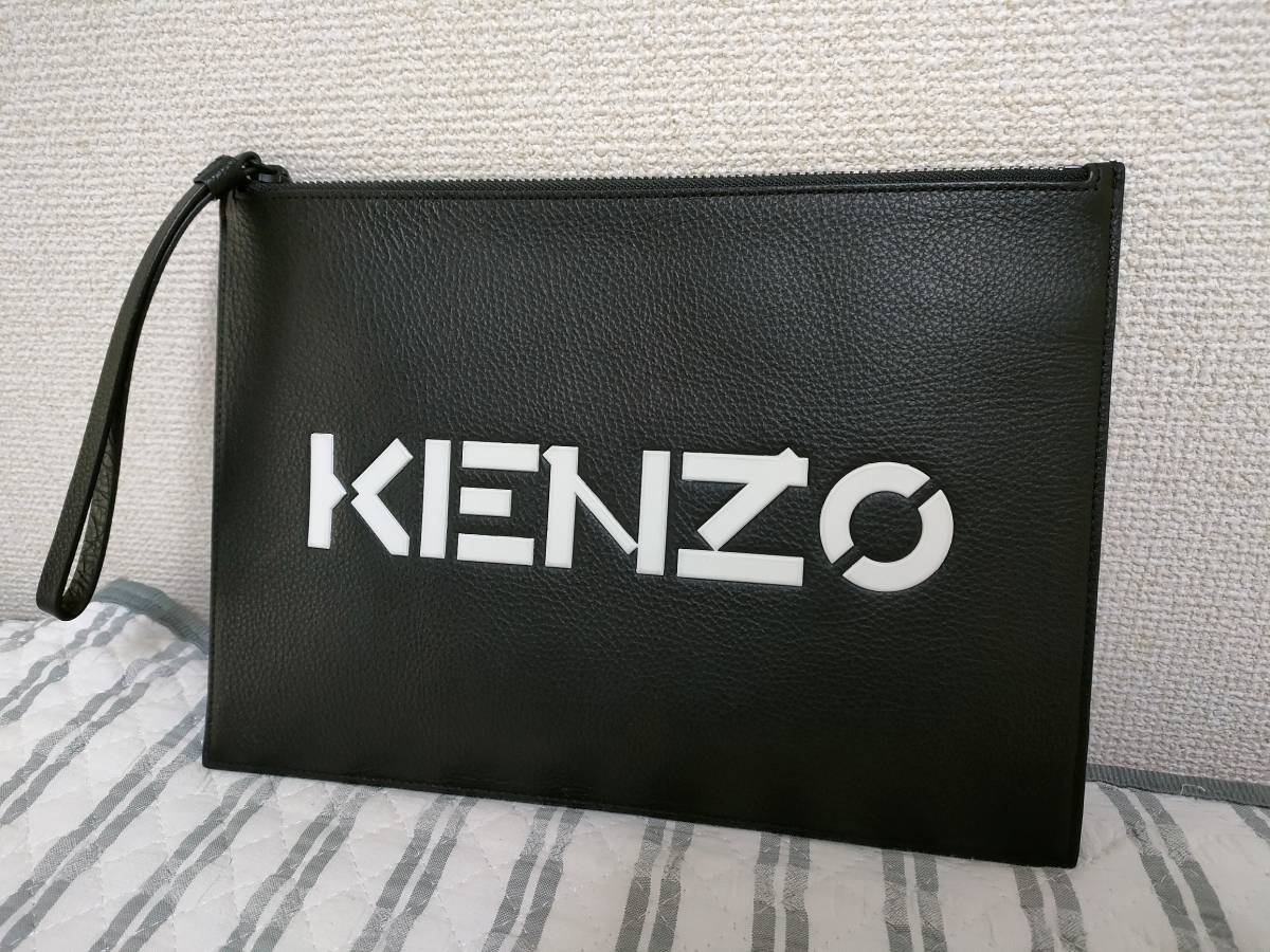 【正規品・美品】定価34800円 KENZO クラッチバッグ ★ケンゾー セカンドバッグ bag