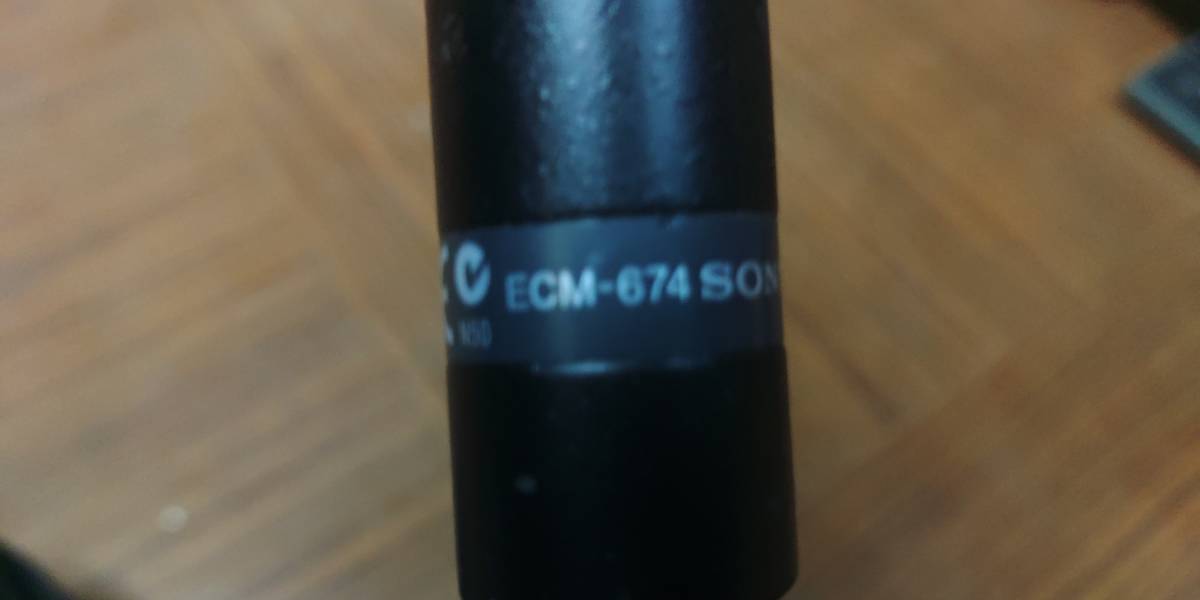 SONY ソニー ECM-674 エレクトレット コンデンサーマイクロホン_画像3