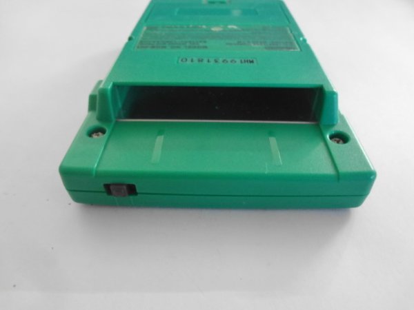 M231028-2-10-2 ジャンク扱い ニンテンドー GB ゲームボーイ ポケット グリーン 緑 本体 GAMEBOY Pocket MGB-001 レトロ ゲーム 動作未確認の画像4