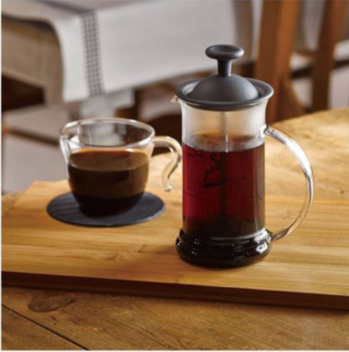 HARIO(ハリオ) カフェプレス コーヒー&ティー プレス 1~2杯用 ブラック