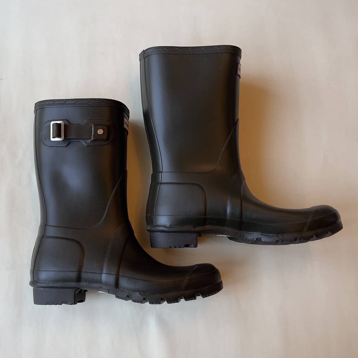 *HUNTER boots rete e-s dark green UK6 24.5cm