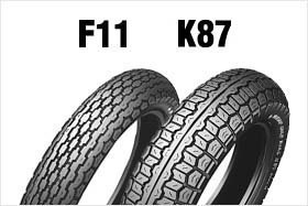 #2[前後セット] DUNLOP 新品 F11 3.25H19 K87MK-II 4.00H18 [Z1 Z2 CB GT]_画像2