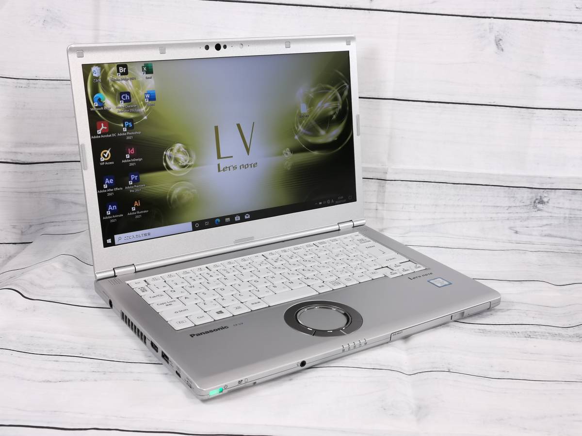 【 BIOS累積170時間 】▼ レッツノート CF-LV7 光学ドライブ Core i7 8650U メモリ16GB SSD512GB Office2021 ▼ _画像2