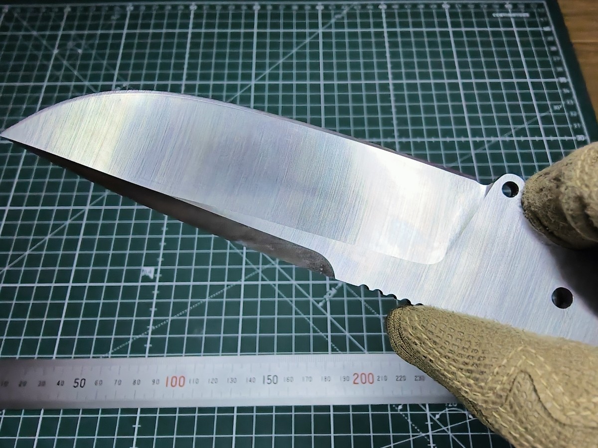 #32 ナイフブランク 440C フルタング 刃材 CNC カスタムナイフ ナイフメーキング ハンドメイド _画像3