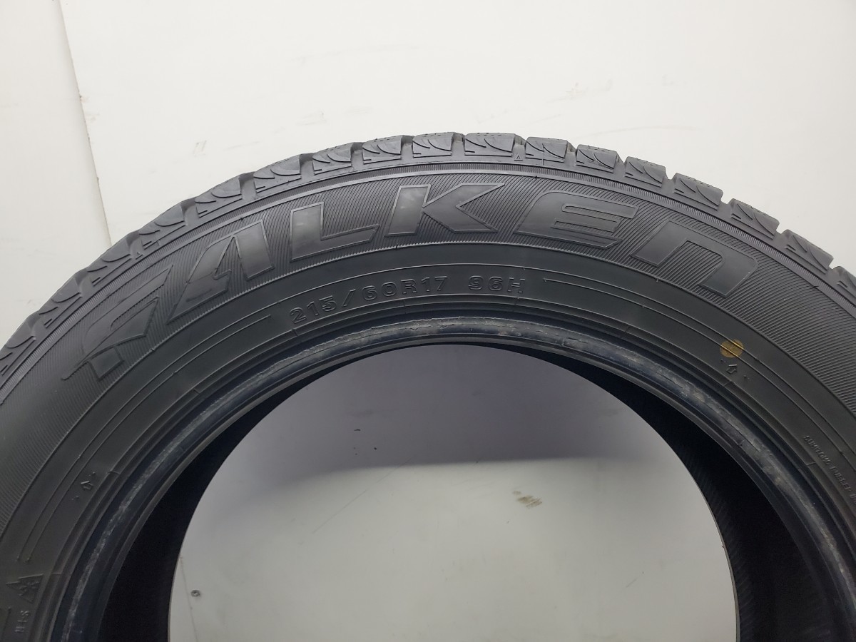 215/60R17 スタッドレス 冬タイヤ 4本 ファルケン コスパ重視 間に合わせ 車検など 送料無料 条件付き T2216_画像8