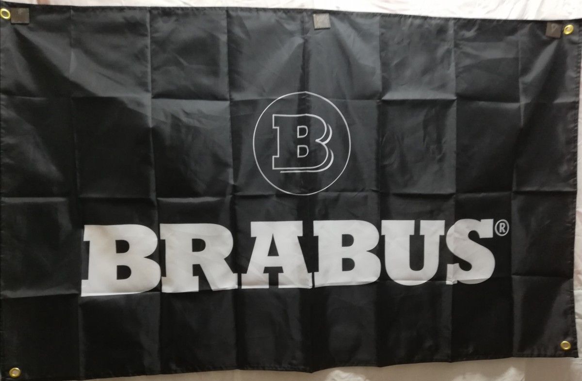 フラッグ　BRABUS   ブラバスポスター　T138  ガレージ装飾　バナー