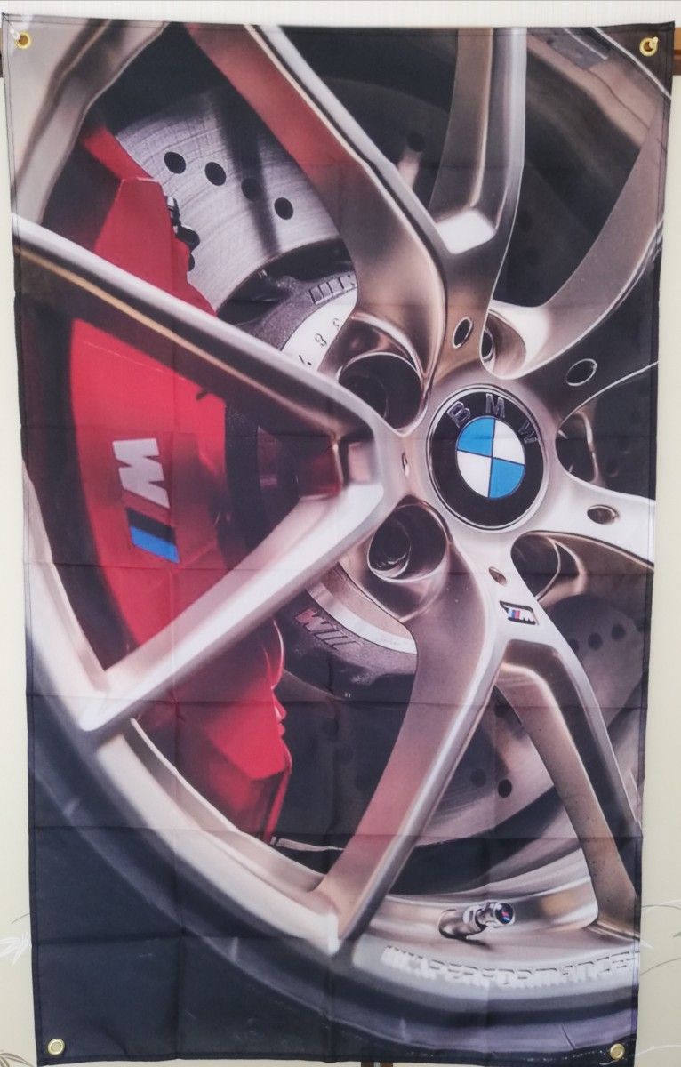 フラッグ　BMW ポスター　T132　タペストリー　ガレージ装飾　バナー