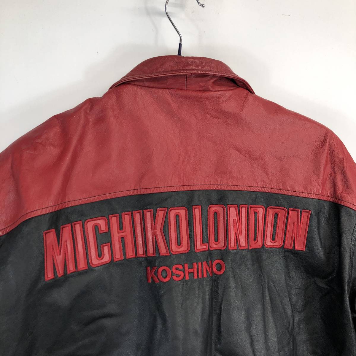 国産】 vintage MICHIKO LONDON レザージャケット ジャケット