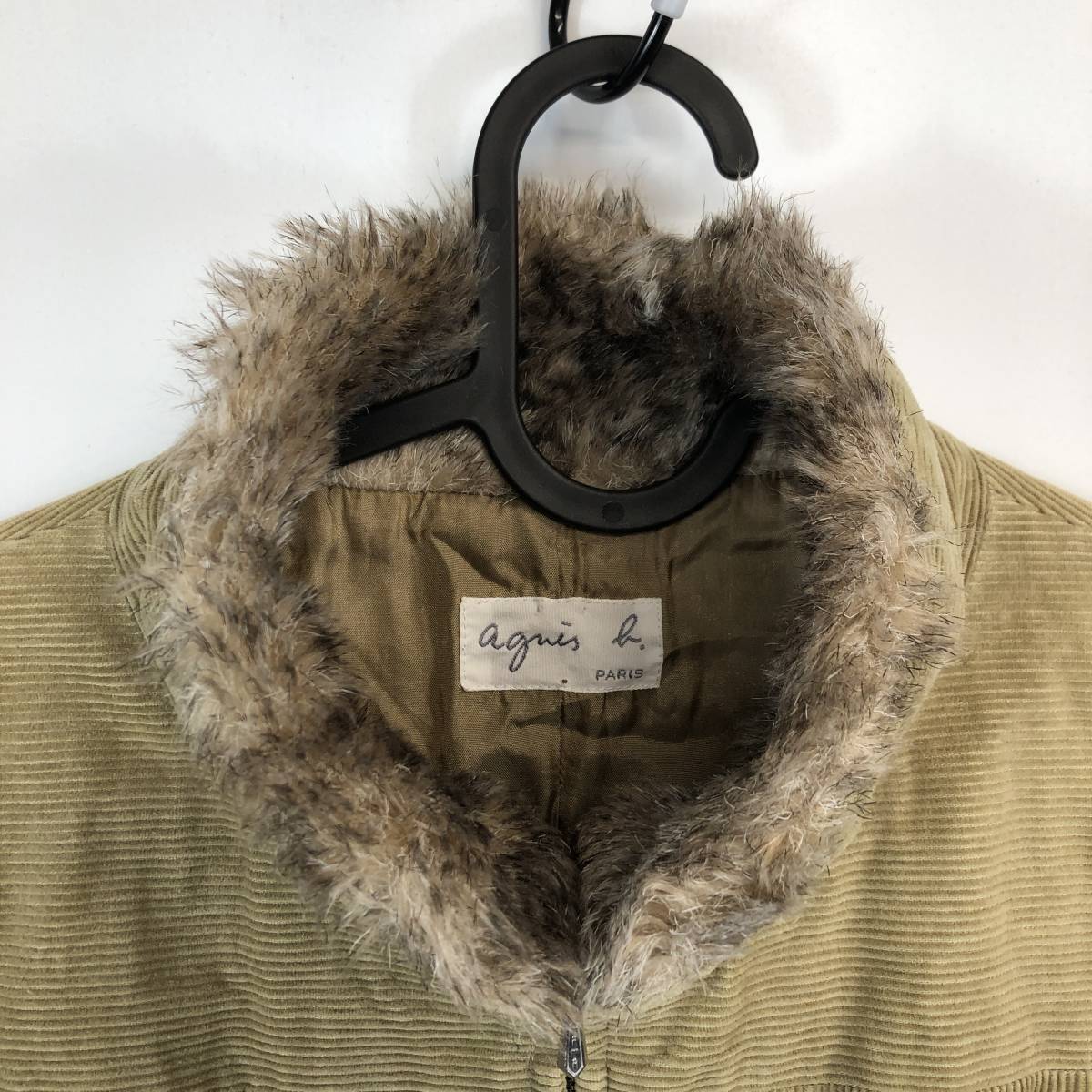  France made agns b. Paris Agnes B corduroy jacket lining attaching 36 size 