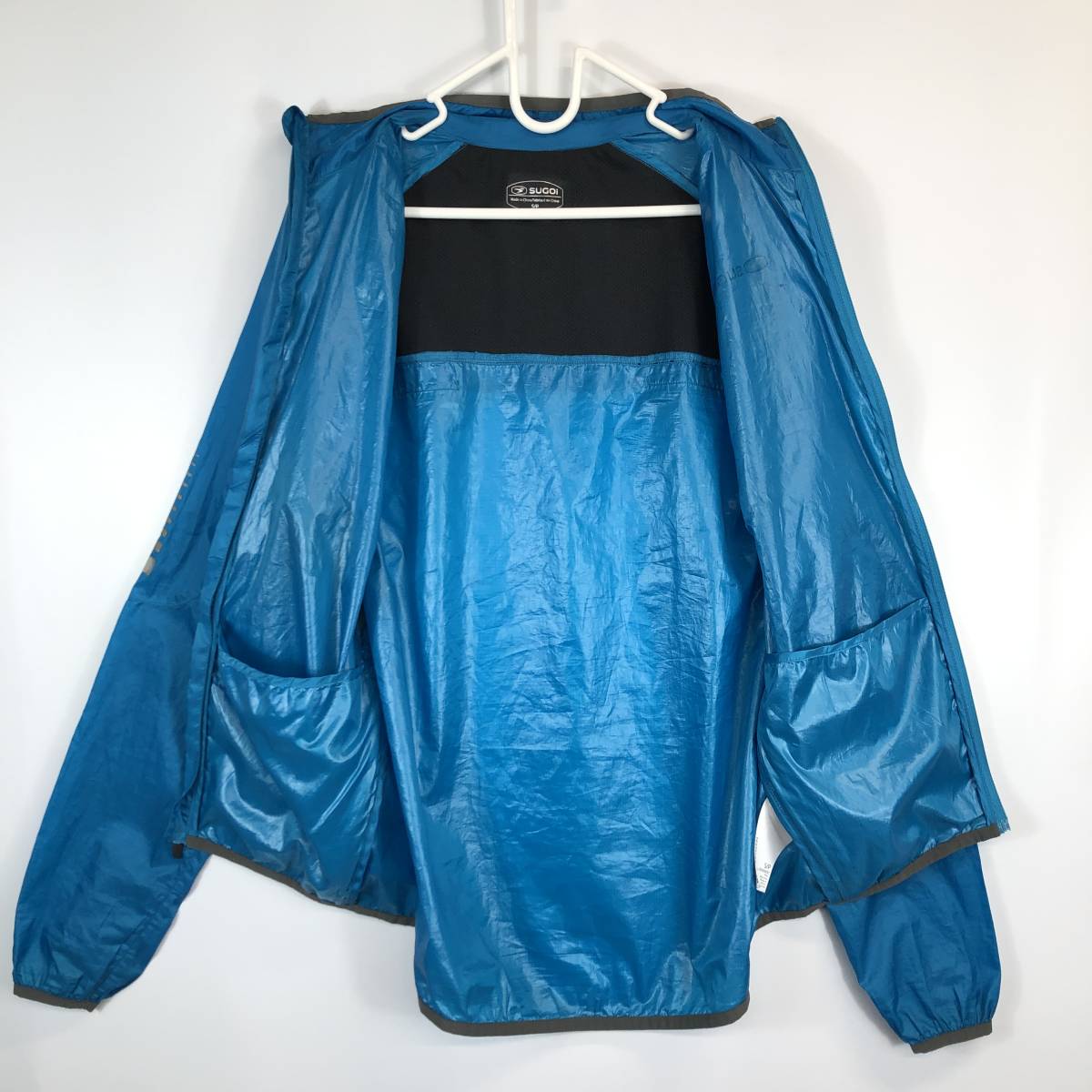 SUGOi スゴイ サイクルウェア ウインドブレーカー 水色 Sサイズ HELIUMJACKET_画像4