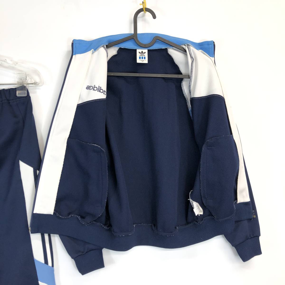 80s アディダス デサント製 トラックジャケット セットアップ 80s アディダス デサント製 トラックジャケット セットアップ