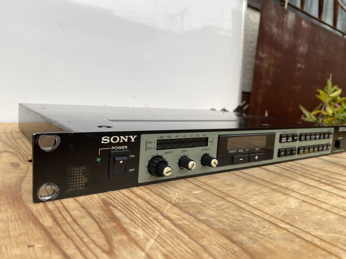 sony mu-r201 2ch digital reverberator 中古品_画像2