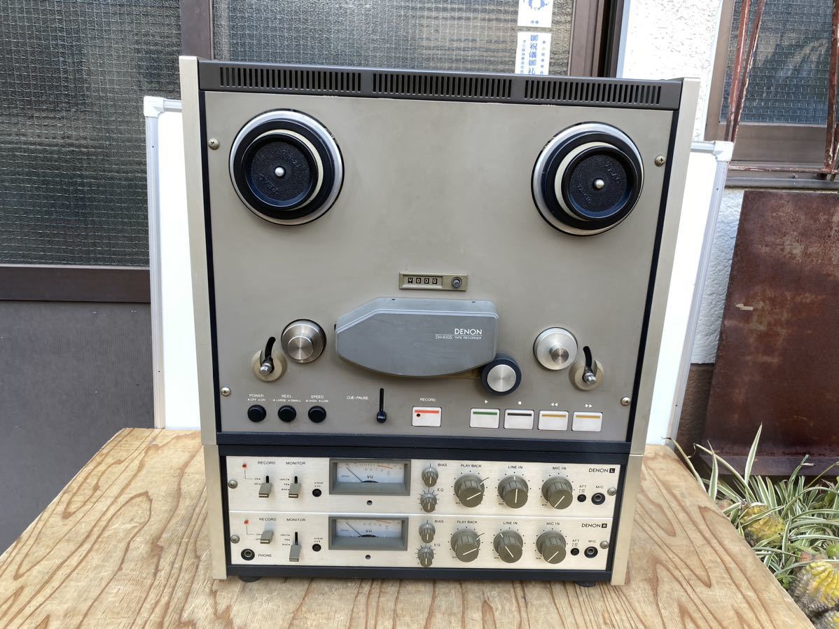 100%正規品 denon dh-610s オープンリールデッキ ビンテージ 100%正規品 denon dh-610s オープンリールデッキ ビンテージ