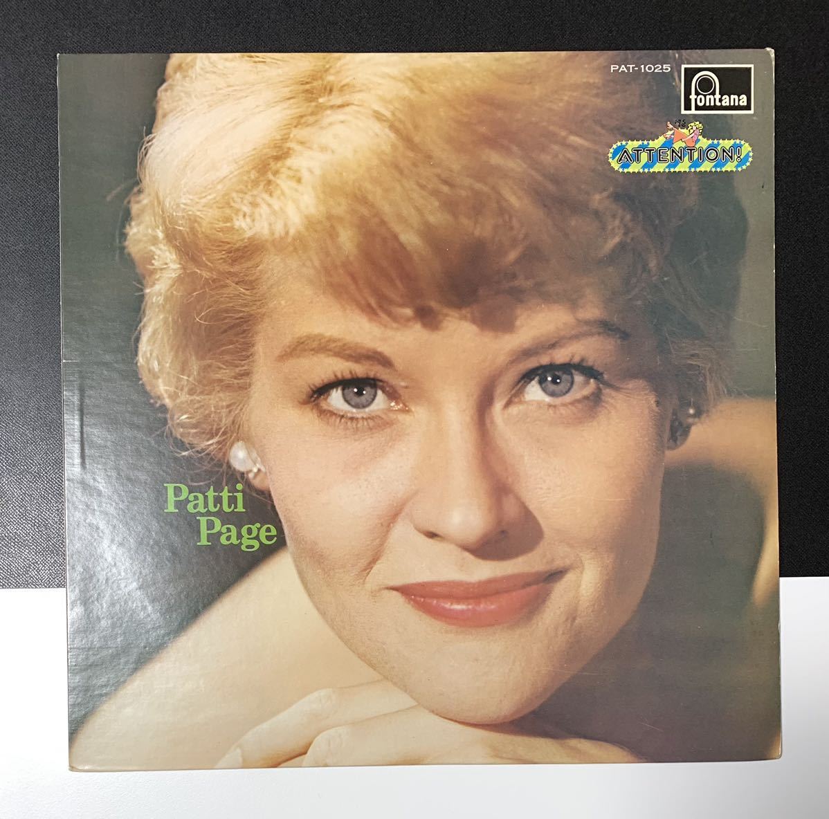 ★LP/パティ・ペイジ(PATTI PAGE)/テネシー・ワルツ/PAT-1025/レコードの画像1