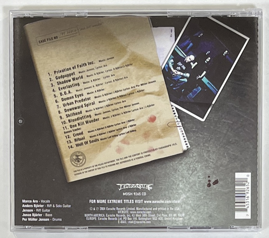 M5713◆THE HAUNTED◆ONE KILL WONDER(1CD)輸入盤/スウェーデン産メロディック・デスメタル_画像3