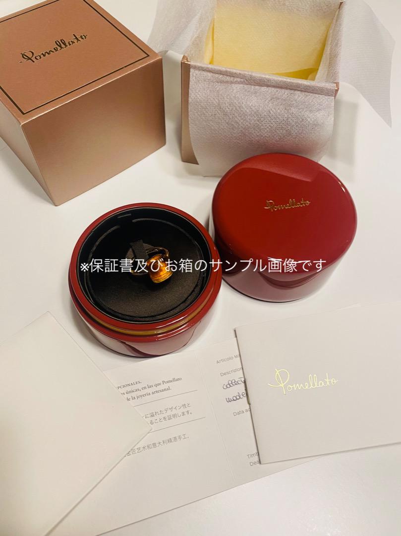 Pomellato ポメラート 新品 化粧箱入り 正規保証書付き リトラット ローブ イヤリング ローズゴールド アメジスト ダイヤモンド ピアス_画像2