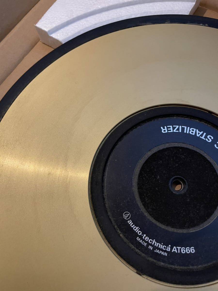 audio-technica オーディオテクニカ AT666 スタビライザー レコード 取扱説明書有り disk stabilizer _画像4