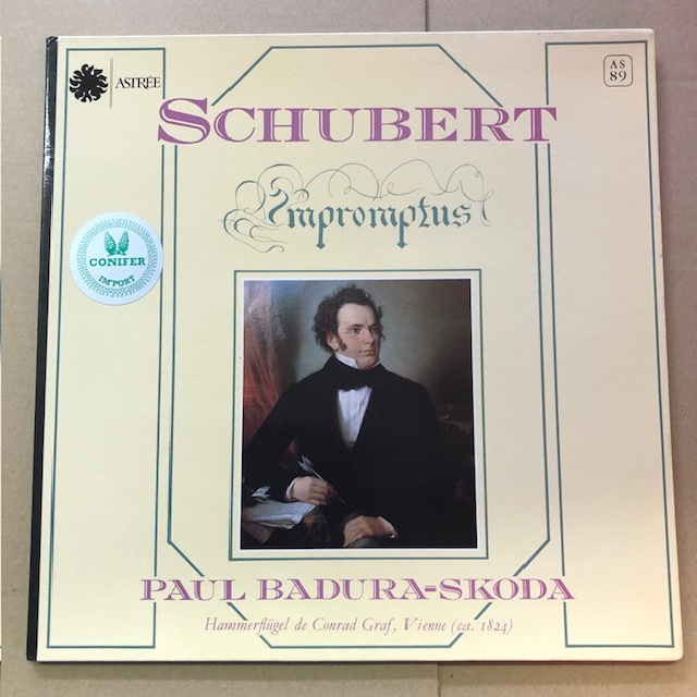 ■ シューベルト Schubert / 4つの即興曲 D899 & D935【LP】フランス盤 長岡鉄男 AS89_画像1