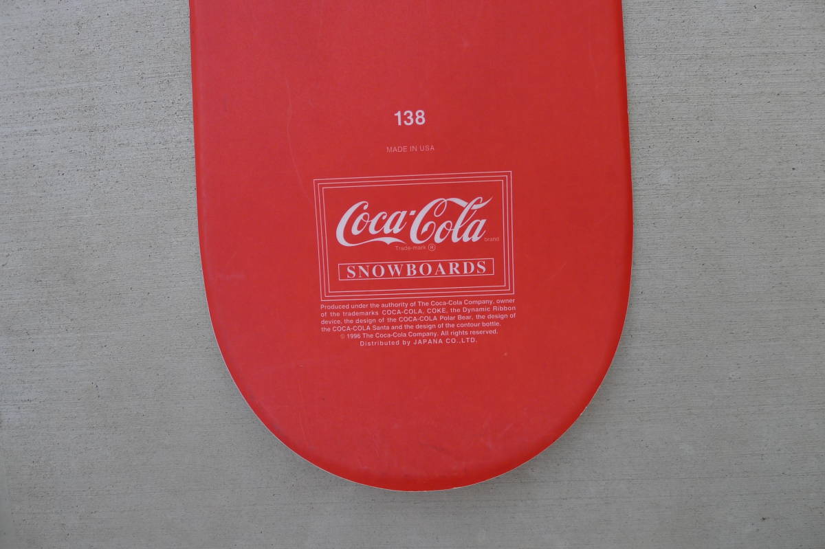 * first come, first served! hard-to-find goods * new goods * rice made Barton BURTON made * Coca * Cola Coca-Cola* snowboard board 138cm*