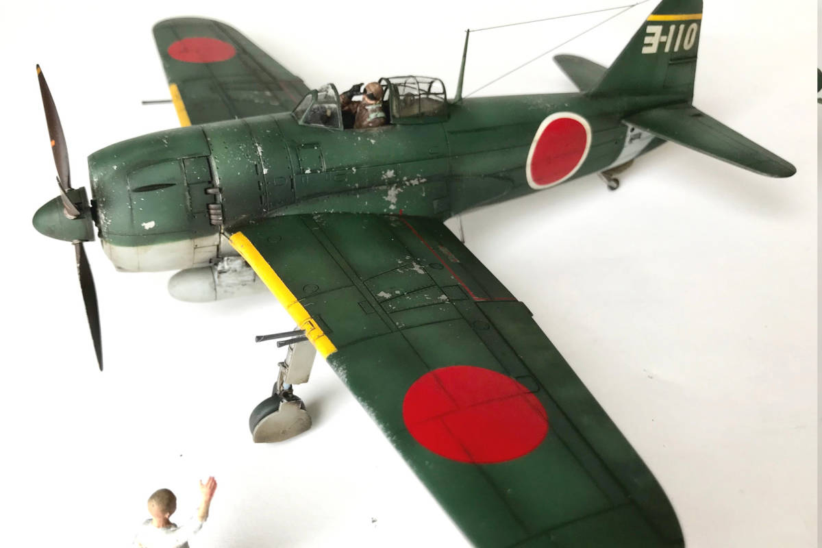 1/48　KAWANISHI N1K1-Ja SHIDEN TYPE11(TAMIYA）_画像3