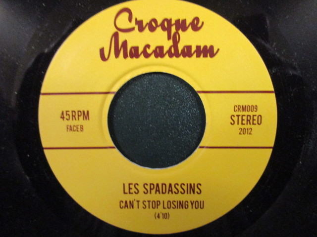 Les Spadassins ： Can't Get You Out Of My Head 7'' / 45s ★ Garage Rock ☆ c/w Can't Stop Losing You // 5点で送料無料_画像2
