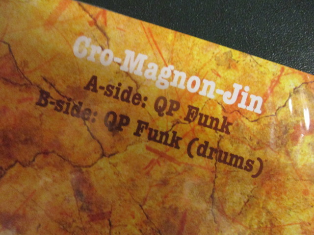 Cro-Magnon-Jin ： QP Funk 7'' / 45s (( 現行ファンク / Jazzy Sport / DJ Jin( Rhymester ) ))(( 落札5点で送料当方負担_画像3