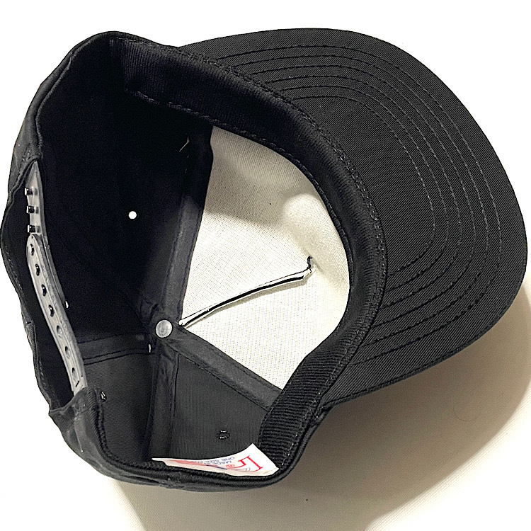 90s ビンテージ デッドストック キャップ USA製 当時物新品 MADE IN USA CAP DEAD STOCK Black Color(ONE SIZE)山田レン カリヘッドウェア_画像8