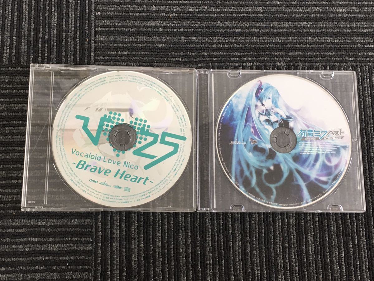 N あ4】初音ミク CD アルバム ２枚セット 初音ミク ベスト impacts '07-’09/Vocaloid Love Nico ～Brave Heart～ ※ケース無し 現状_画像1