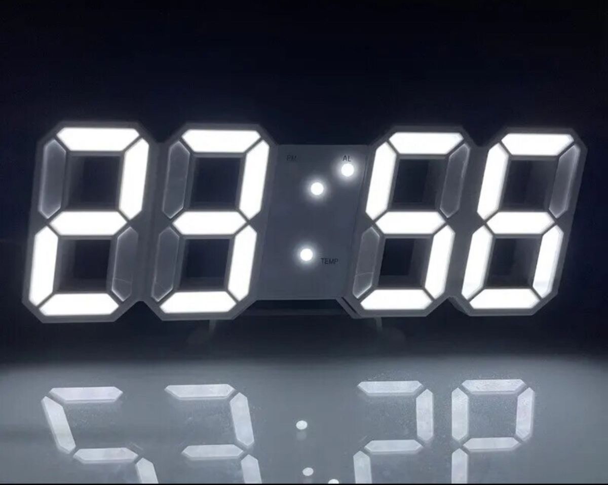 新品未使用 3D時計 置時計 デジタル時計 日本語説明書 人気 立体3D時計