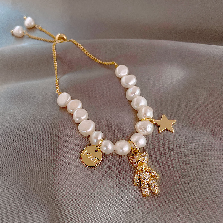 真珠のブレスレット チェーン 腕輪 高品質 レディースアクセサリー バングル ジュエリー プレゼント パーティー 祝日 入学式 卒業式zs12_画像4