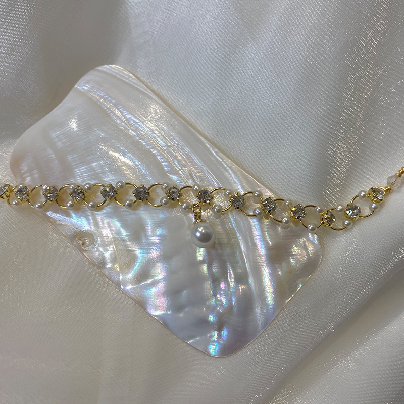 淡水パール 淡水珍珠 真珠のブレスレット チェーン 腕輪 高品質 レディースアクセサリー プレゼント 誕生日 結婚式 正規品 本物 人気 ZS57の画像6