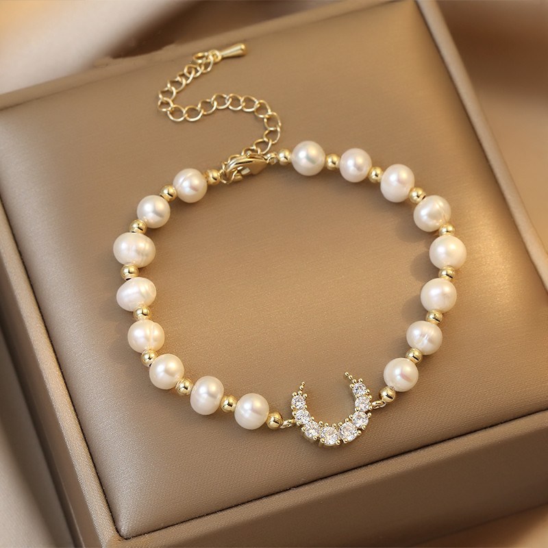 真珠 ブレスレット 淡水パール 真珠のブレスレット 腕輪 高品質 レディースアクセサリー 装飾品 ジュエリー 誕生日 パーティー 祝日 zs44_画像3