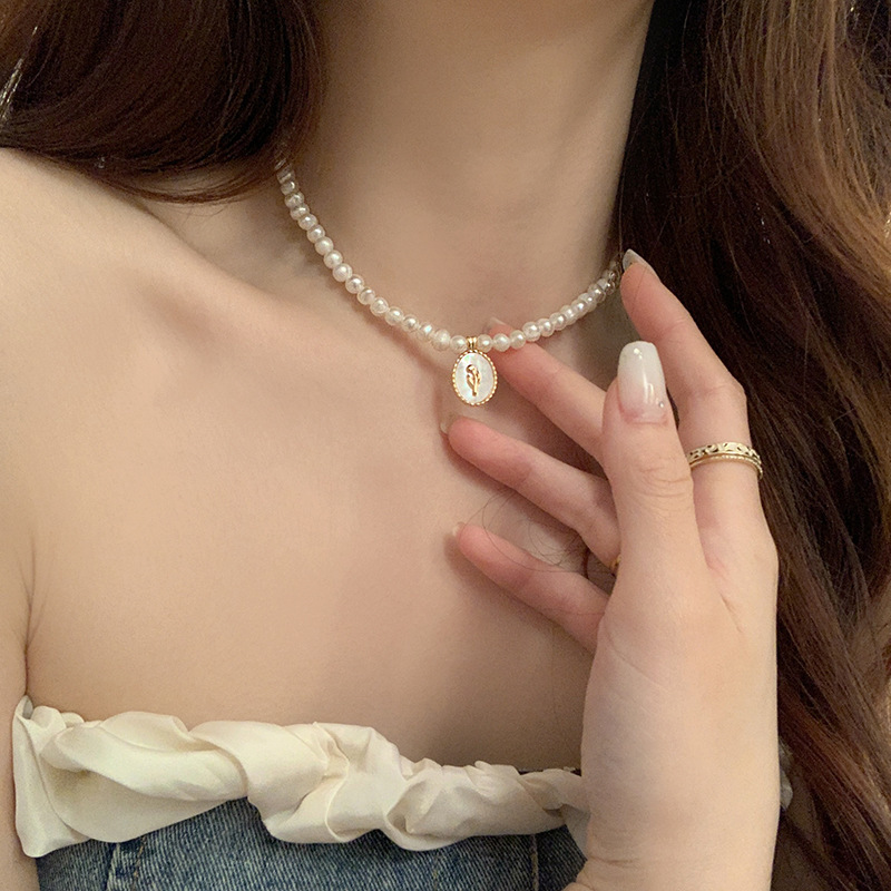 真珠のネックレス 本真珠 淡水パール 高級 高品質 レディースアクセサリー 装飾品 ジュエリー 美品 極上 東洋 本物 新ファッション zx107_画像7