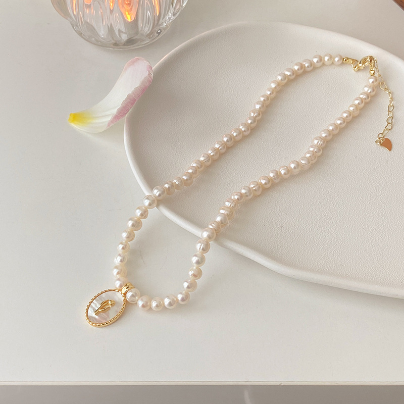 真珠のネックレス 本真珠 淡水パール 高級 高品質 レディースアクセサリー 装飾品 ジュエリー 美品 極上 東洋 本物 新ファッション zx107_画像3