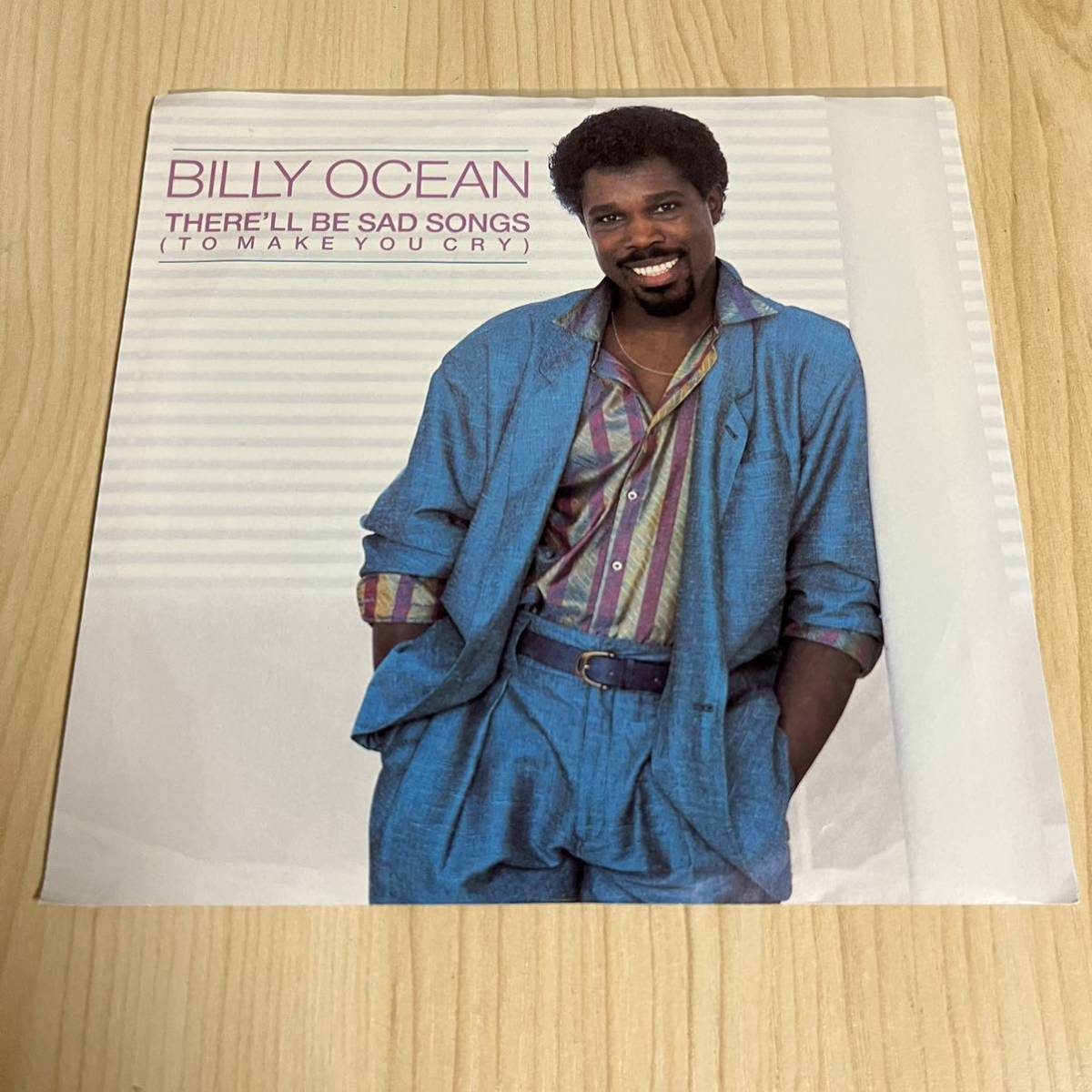 【US盤7inch】BILLY OCEAN THERE`LL BE SAD SONG (TO MAKE YOUR CRY) IF I SHOULD LOSE YOU ビリーオーシャン/EP レコード/JS1-9465/ソウル_画像1