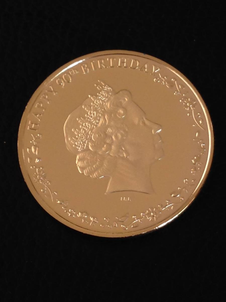 Z18-16)海外丸形記念金貨、コイン、メダル*2016年カナダ紅葉　モミジ*参考品1枚　表面カラー、裏ゴールド_画像2