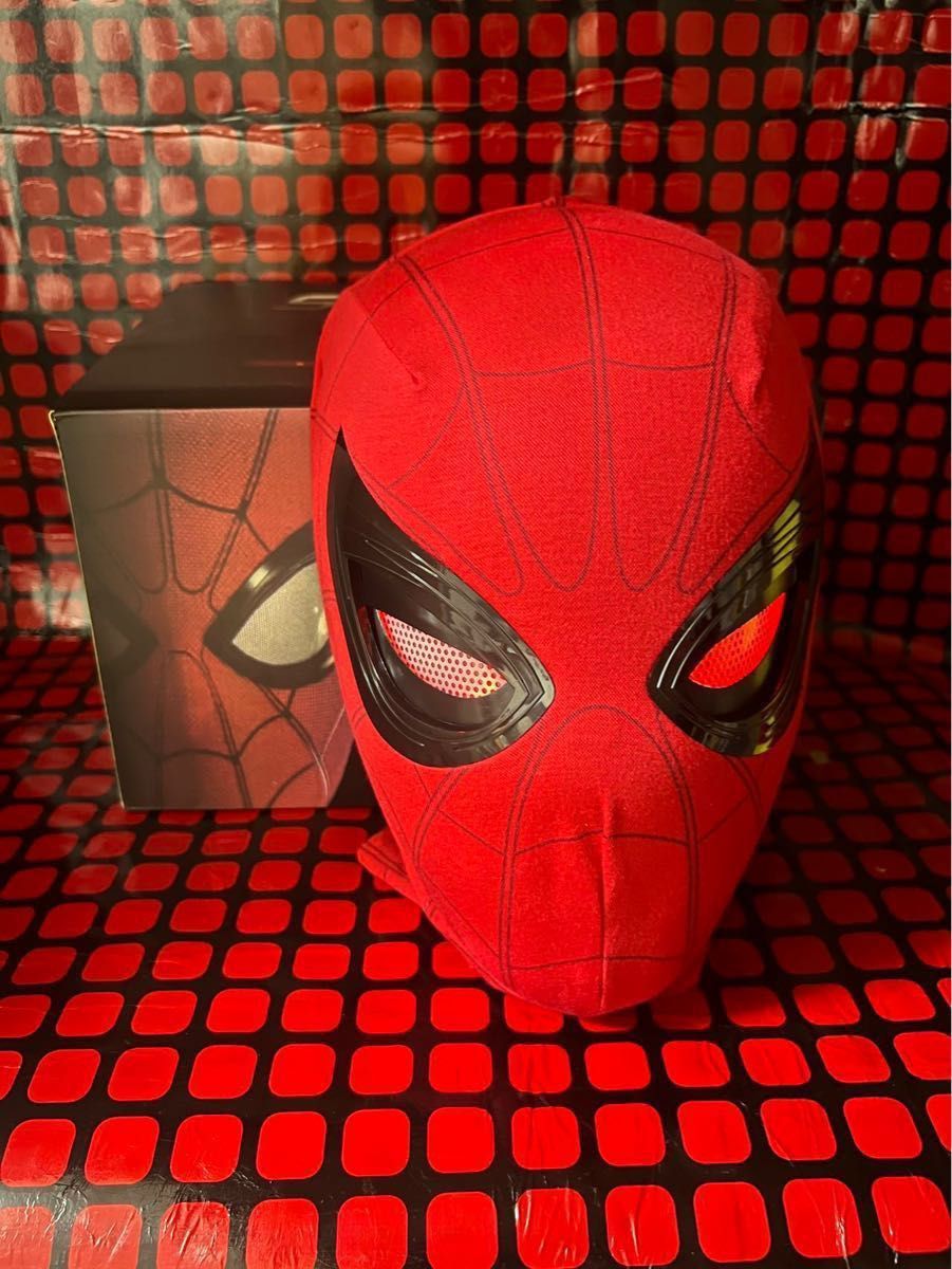 期間限定値下げ大人気 スパイダーマン 目が動く光る 電動マスク