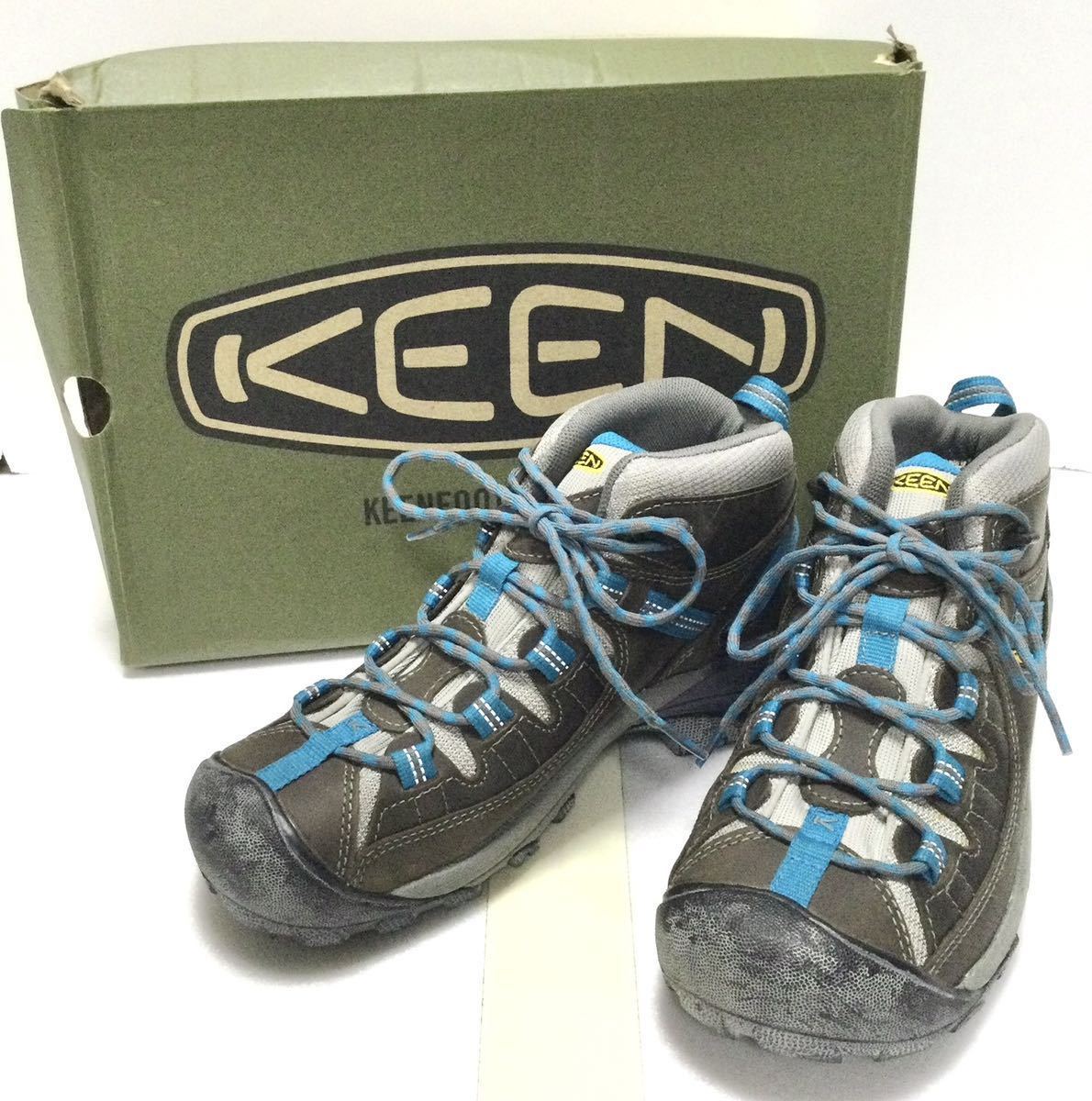 〜5/7◆ 新品「KEEN」“1010137/TARGHEE Ⅱ MID WP” レディース 防水仕様 アウトドア ミドルカット トレッキングシューズ SIZE:US8/25.0cm_画像1