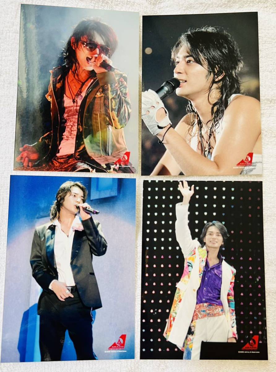 嵐 ARASHI AROUND ASIA 2006年 Seoul 韓国 凱旋 コンサート 限定 松本潤 ジャニーズ公式写真 ライブフォト 4枚セット_画像1