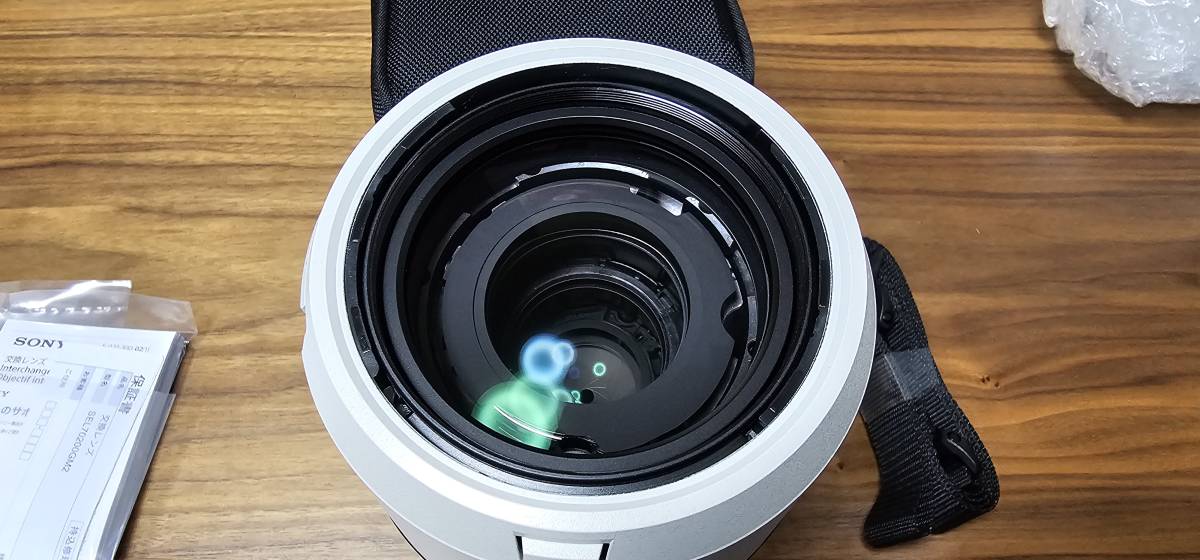 (使用回数一回)FE 70-200mm F2.8 GM OSS II　マップカメラにて2023.11月11日購入の品　二年間の保証つき　保証証有　備品完備　防湿庫保管_画像2