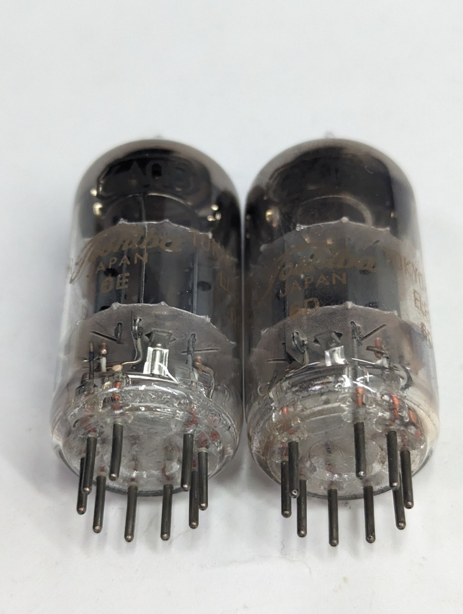 16469 Toshiba 6AQ8 2 ps measurement data equipped TOSHIBA vacuum tube 