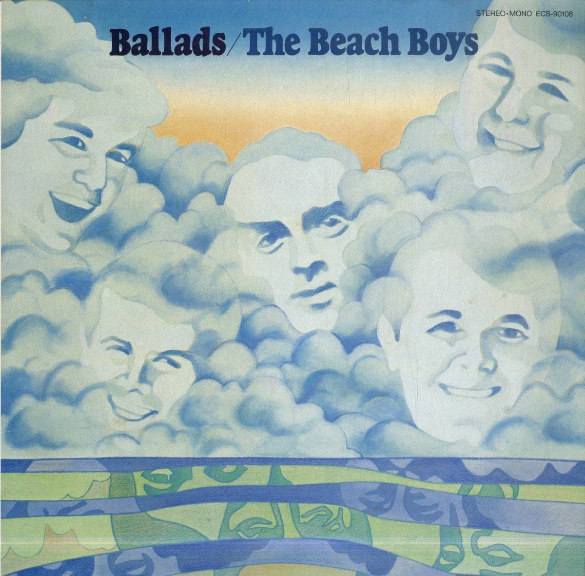 A00576983/LP/ザ・ビーチ・ボーイズ (THE BEACH BOYS)「Ballads バラード Best 20 (1981年・ECS-90108・サーフ・SURF・サイケデリックロ_画像1