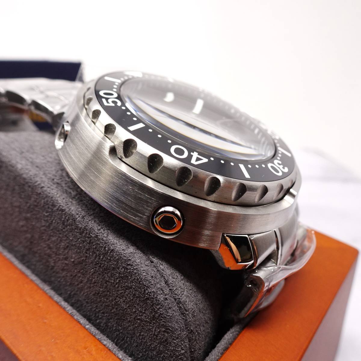 〓新品〓腕時計 メンズ パガーニデザイン PAGANI DESIGN 機械式・NH35Ａ オマージュウォッチ ツナ缶 メタルストラップPG-1695・ブラック_画像6