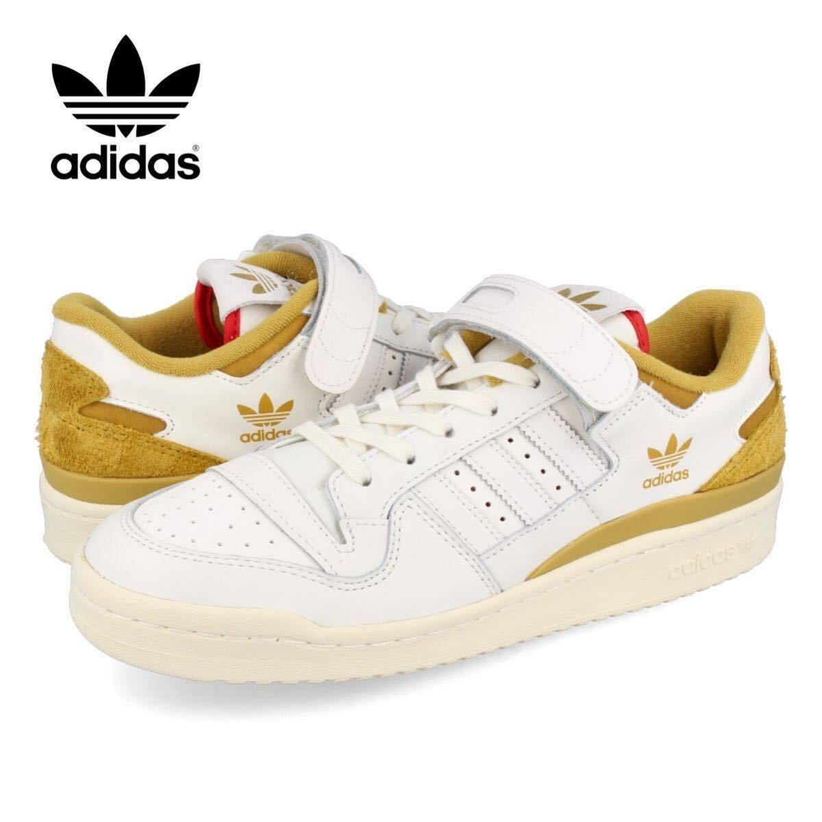 新品未使用 アディダス FORUM 84 LOW【29cm】定価13200円 フォーラム 本革 レザー adidas スニーカー アディダス ローカット 白 8961