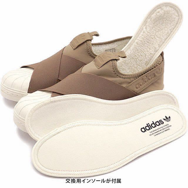 新品未使用 adidas スーパースター スリッポン【23cm】定価11000円 フリース スニーカー アディダス superstar super star SS SLIPON 365_画像3