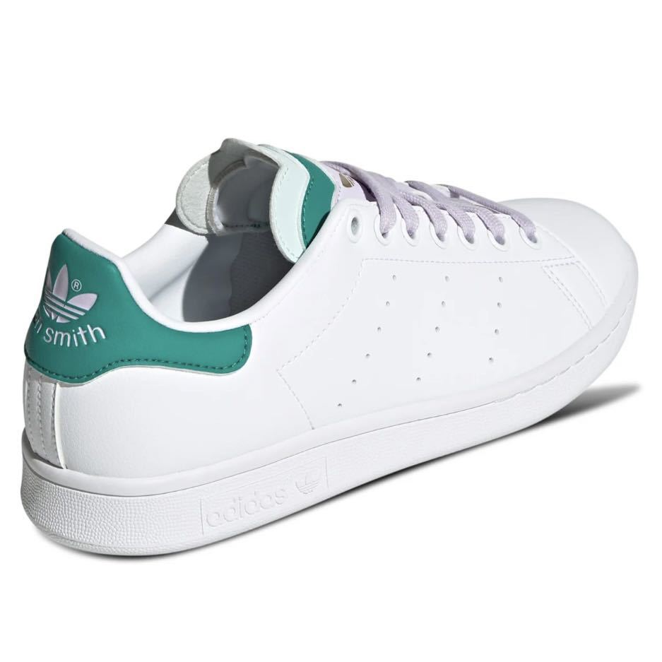 新品未使用 adidas スタンスミス【24.5cm】定価13200円 STAN SMITH スニーカー 靴 アディダス STANSMITH シューズ 白 花 03942の画像8