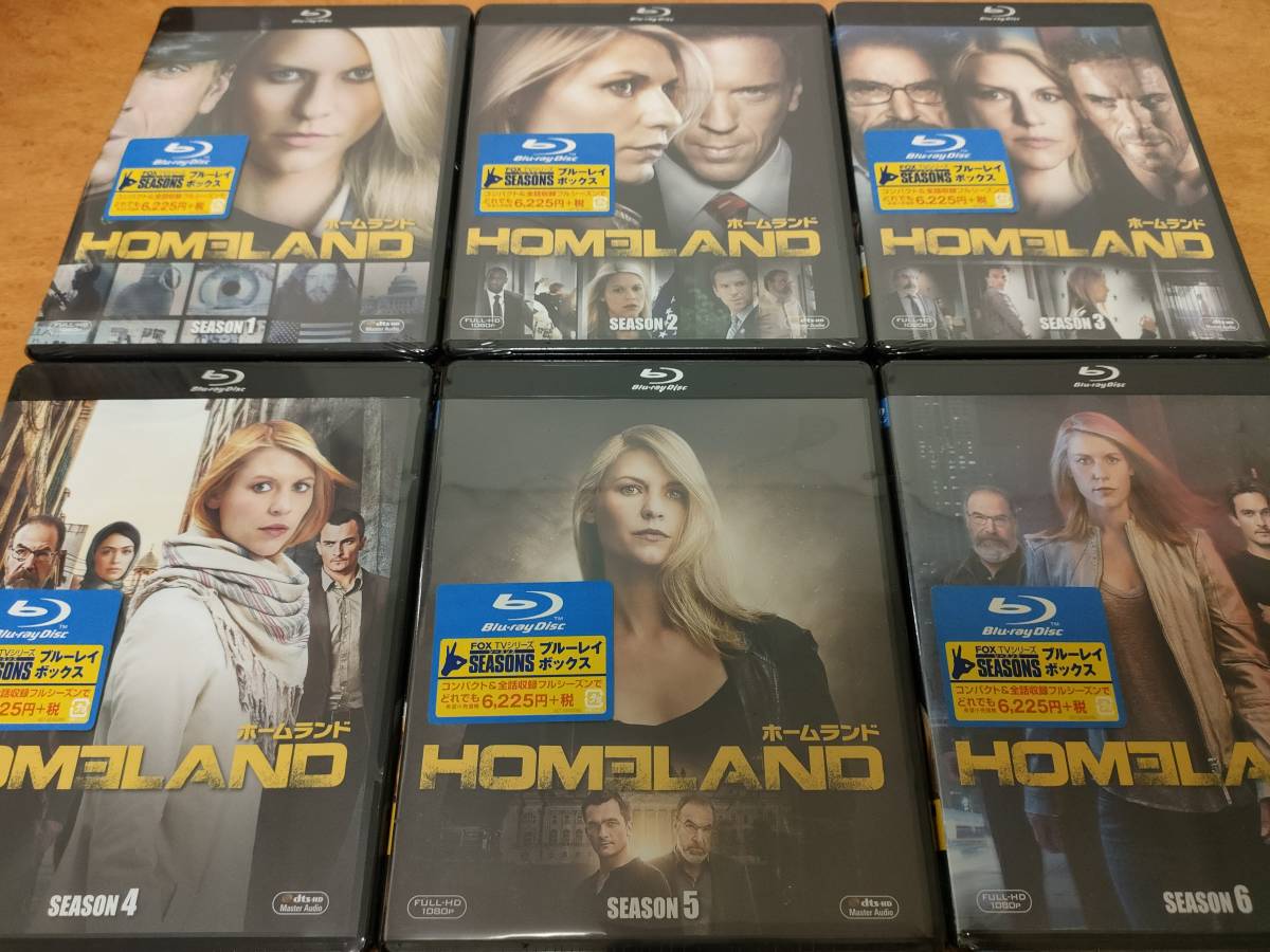 HOMELAND ホームランド シーズン１-６　未開封Blu-ray　クレア・デインズ/モリーナ・バッカリン　送料370円で最大３点まで同梱可_画像1