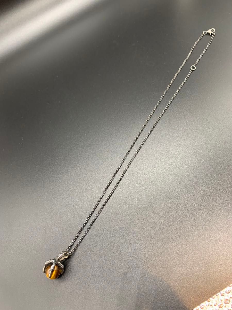 ジャムホームメイド タイガーアイ ネックレス jamhomemade 鳥 ジャムホームメイド タイガーアイ ネックレス jamhomemade 鳥