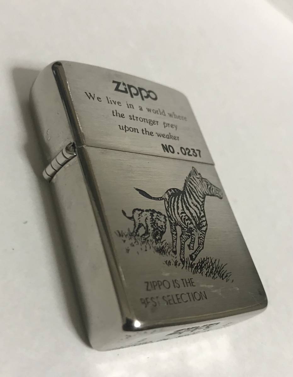 ★★★★( 中古品) ZIPPO IS THE BEST SELECTION ★LIMITED EDITION NO: 0237 ★希少・ヴィンテージ★ZIPPO ジッポー★ B- X / 1994 年製造_画像3