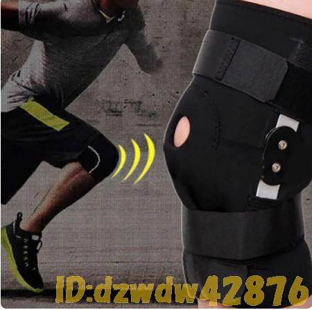 Nr774: 足 膝 サポーター アルミニウム 膝装具 サポート 靭帯 スポーツ リハビリ 脚 ヒザ パッド 高齢者 1個 健康 器具 人気 膝サポーターの画像6